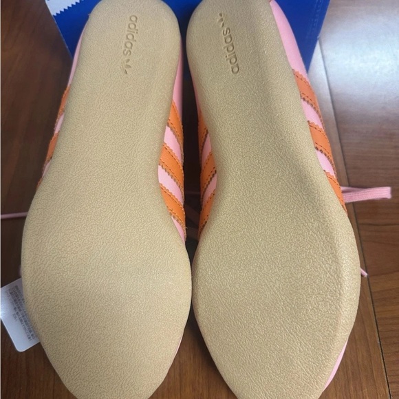 Adidas Women's Tokyo Sneakers Nylon Semi Pink Spark Orange Size 7.5 - Picture 7 of 8